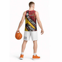 Personalised Niue ANZAC 1915-2026 Filmstrip Basketball Jersey Lest We Forget 25 April