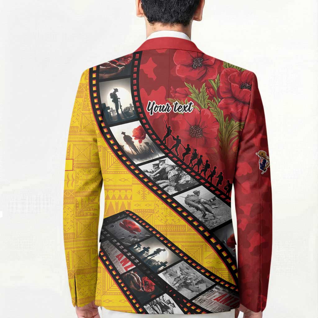 Personalised Niue ANZAC 1915-2026 Filmstrip Blazer Lest We Forget 25 April