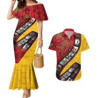 Personalised Niue ANZAC 1915-2026 Filmstrip Couples Matching Mermaid Dress and Hawaiian Shirt Lest We Forget 25 April