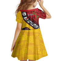 Personalised Niue ANZAC 1915-2026 Filmstrip Family Matching Summer Maxi Dress and Hawaiian Shirt Lest We Forget 25 April LT9 - Polynesian Pride
