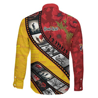Personalised Niue ANZAC 1915-2026 Filmstrip Family Matching Summer Maxi Dress and Hawaiian Shirt Lest We Forget 25 April LT9 - Polynesian Pride