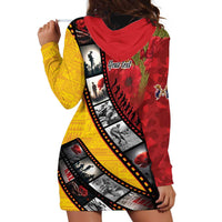 Personalised Niue ANZAC 1915-2026 Filmstrip Hoodie Dress Lest We Forget 25 April