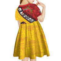 Personalised Niue ANZAC 1915-2026 Filmstrip Kid Short Sleeve Dress Lest We Forget 25 April