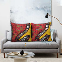 Personalised Niue ANZAC 1915-2026 Filmstrip Pillow Cover Lest We Forget 25 April LT9 - Polynesian Pride