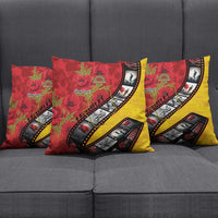 Personalised Niue ANZAC 1915-2026 Filmstrip Pillow Cover Lest We Forget 25 April LT9 - Polynesian Pride