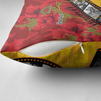 Personalised Niue ANZAC 1915-2026 Filmstrip Pillow Cover Lest We Forget 25 April LT9 - Polynesian Pride