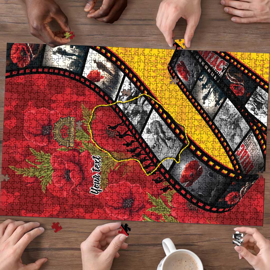 Personalised Niue ANZAC 1915-2026 Filmstrip Puzzle Lest We Forget 25 April
