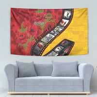 Personalised Niue ANZAC 1915-2026 Filmstrip Tapestry Lest We Forget 25 April