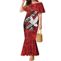 Personalised Tonga ANZAC 1915-2026 Filmstrip Family Matching Mermaid Dress and Hawaiian Shirt Lest We Forget 25 April