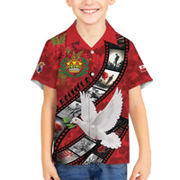 Personalised Tonga ANZAC 1915-2026 Filmstrip Family Matching Summer Maxi Dress and Hawaiian Shirt Lest We Forget 25 April