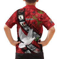 Personalised Tonga ANZAC 1915-2026 Filmstrip Family Matching Tank Maxi Dress and Hawaiian Shirt Lest We Forget 25 April