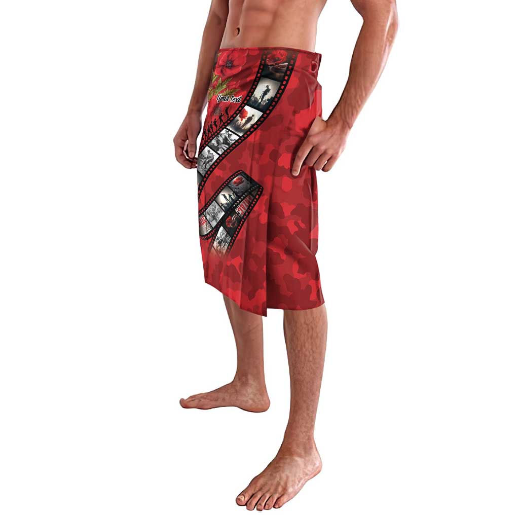 Personalised Tonga ANZAC 1915-2026 Filmstrip Lavalava Lest We Forget 25 April