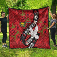 Personalised Tonga ANZAC 1915-2026 Filmstrip Quilt Lest We Forget 25 April LT9 - Polynesian Pride