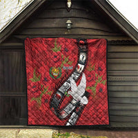 Personalised Tonga ANZAC 1915-2026 Filmstrip Quilt Lest We Forget 25 April LT9 - Polynesian Pride