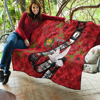 Personalised Tonga ANZAC 1915-2026 Filmstrip Quilt Lest We Forget 25 April LT9 - Polynesian Pride
