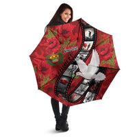 Personalised Tonga ANZAC 1915-2026 Filmstrip Umbrella Lest We Forget 25 April LT9 - Polynesian Pride