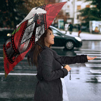 Personalised Tonga ANZAC 1915-2026 Filmstrip Umbrella Lest We Forget 25 April LT9 - Polynesian Pride