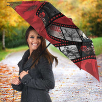 Personalised Tonga ANZAC 1915-2026 Filmstrip Umbrella Lest We Forget 25 April LT9 - Polynesian Pride