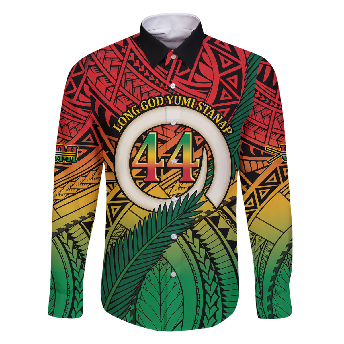 Personalised Vanuatu Yumi 44th Indipendens Dei Family Matching Short Sleeve Bodycon Dress and Hawaiian Shirt Vanuatuan Broad Tusk with Polynesian Tribal