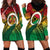 Personalised Vanuatu Yumi 44th Indipendens Dei Hoodie Dress Vanuatuan Broad Tusk with Polynesian Tribal