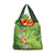 Polynesian Tribal Flower Tattoo Grocery Bag Special Lime Green Vibe