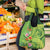 Polynesian Tribal Flower Tattoo Grocery Bag Special Lime Green Vibe