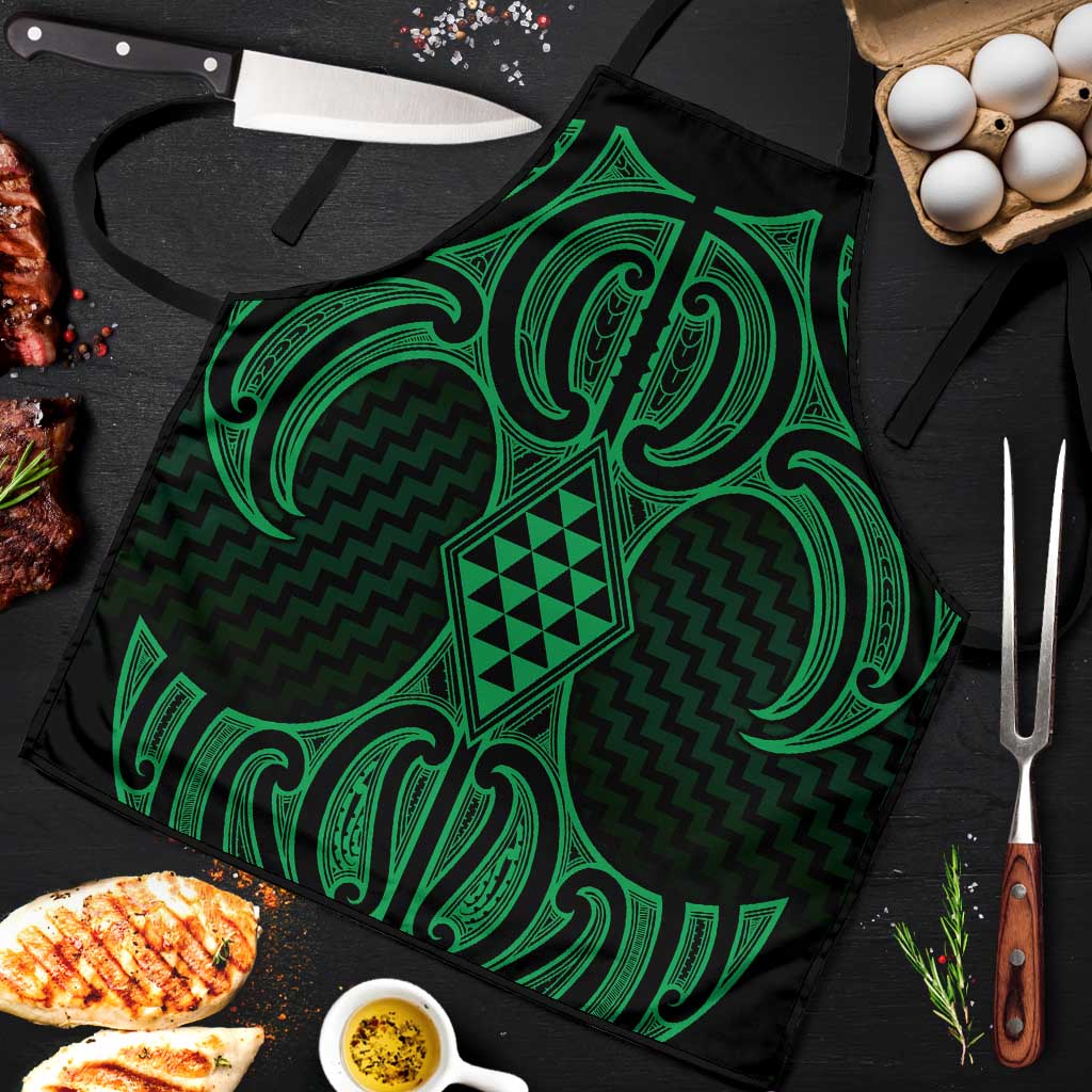 Kakariki Maori Ta Moko Poutama Art Apron - Polynesian Pride
