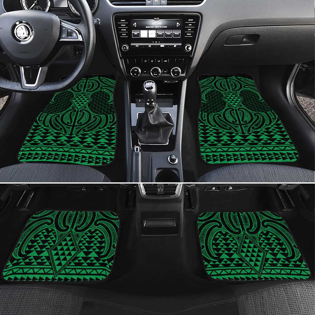 Kakariki Maori Ta Moko Poutama Art Car Mats