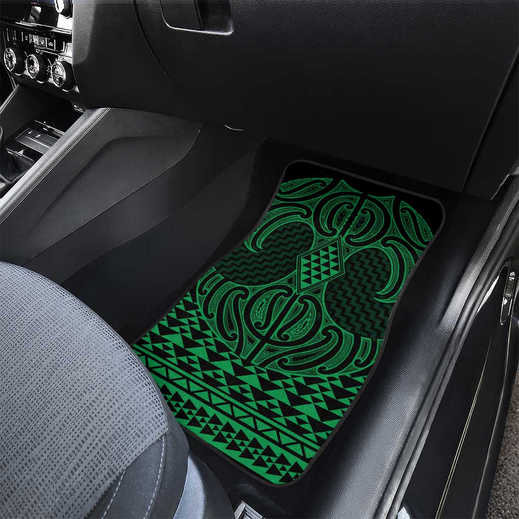 Kakariki Maori Ta Moko Poutama Art Car Mats