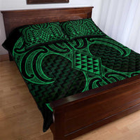 Kakariki Maori Ta Moko Poutama Art Quilt Bed Set