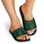 Kakariki Maori Ta Moko Poutama Art Slide Sandals - Polynesian Pride