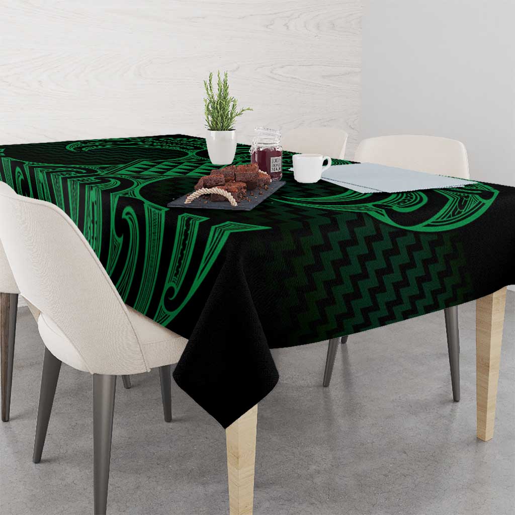 Kakariki Maori Ta Moko Poutama Art Tablecloth