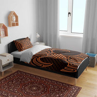 Karaka Maori Ta Moko Poutama Art Bedding Set