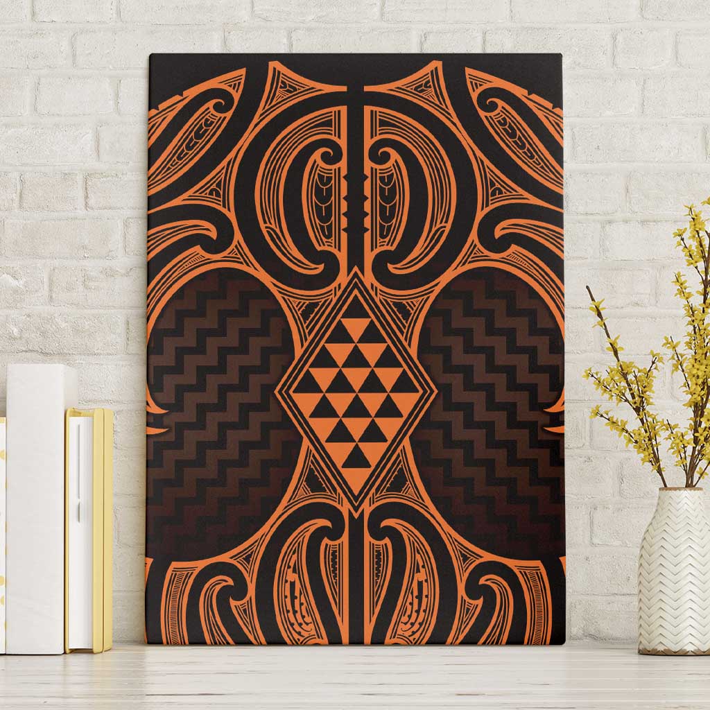 Karaka Maori Ta Moko Poutama Art Canvas Wall Art