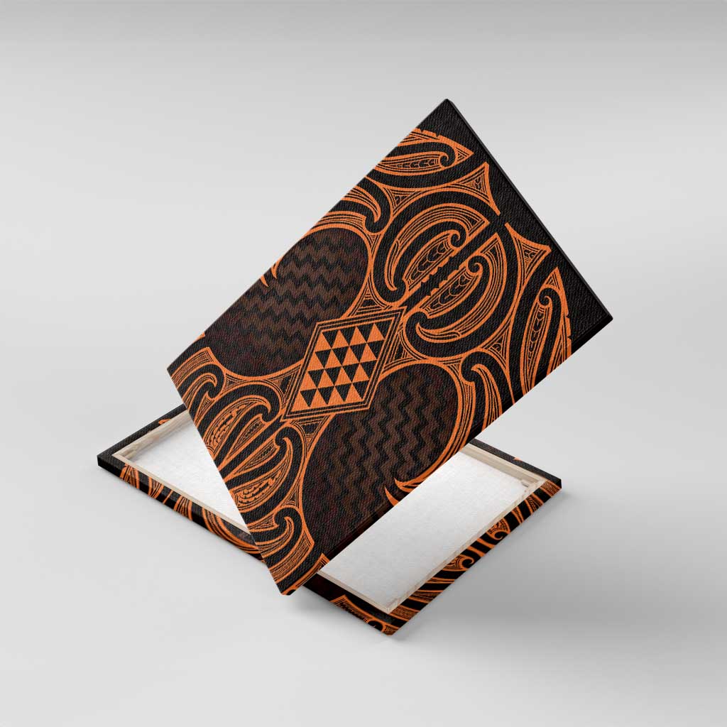 Karaka Maori Ta Moko Poutama Art Canvas Wall Art