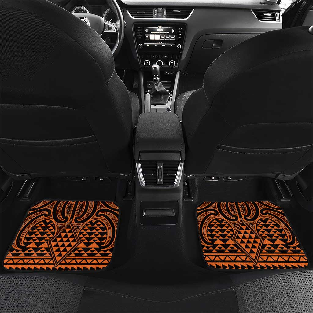 Karaka Maori Ta Moko Poutama Art Car Mats