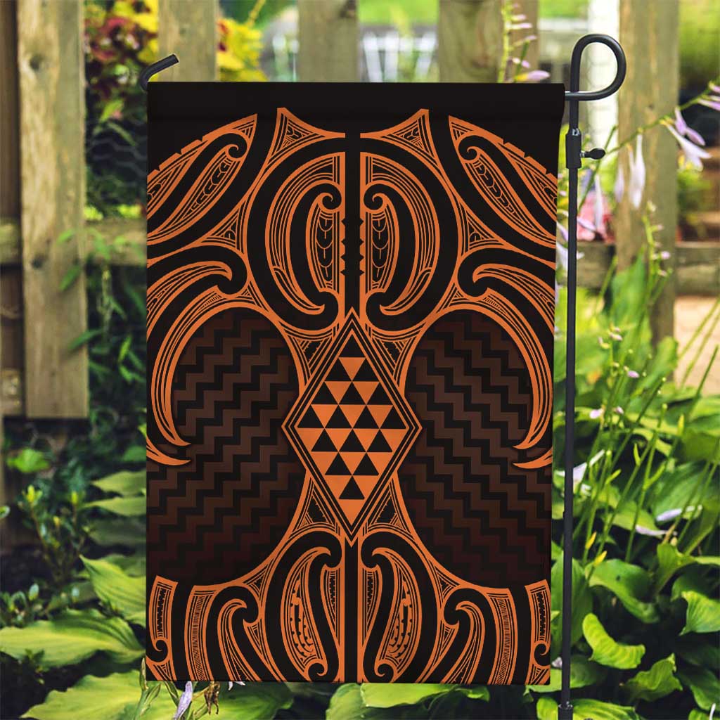Karaka Maori Ta Moko Poutama Art Garden Flag