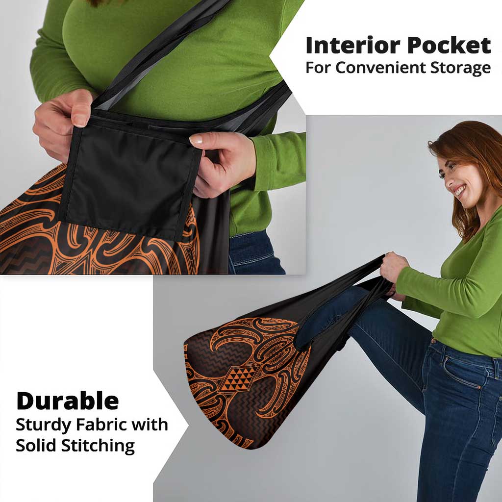 Karaka Maori Ta Moko Poutama Art Grocery Bag