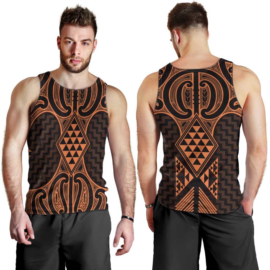 Karaka Maori Ta Moko Poutama Art Men Tank Top