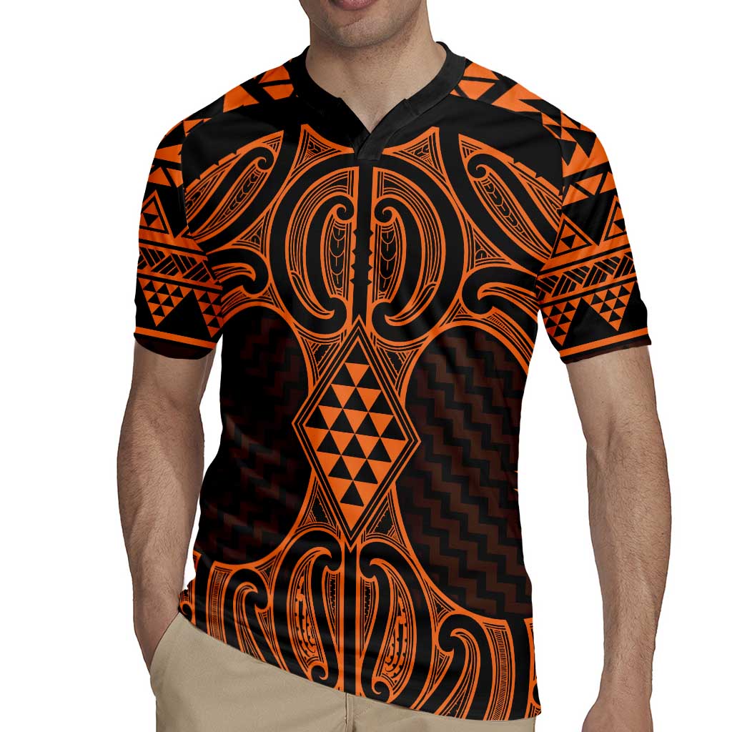 Karaka Maori Ta Moko Poutama Art Rugby Jersey