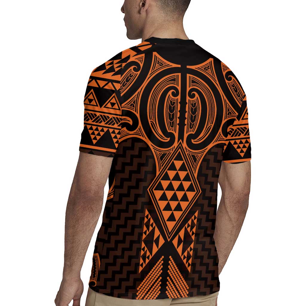 Karaka Maori Ta Moko Poutama Art Rugby Jersey