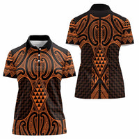 Karaka Maori Ta Moko Poutama Art Women Polo Shirt