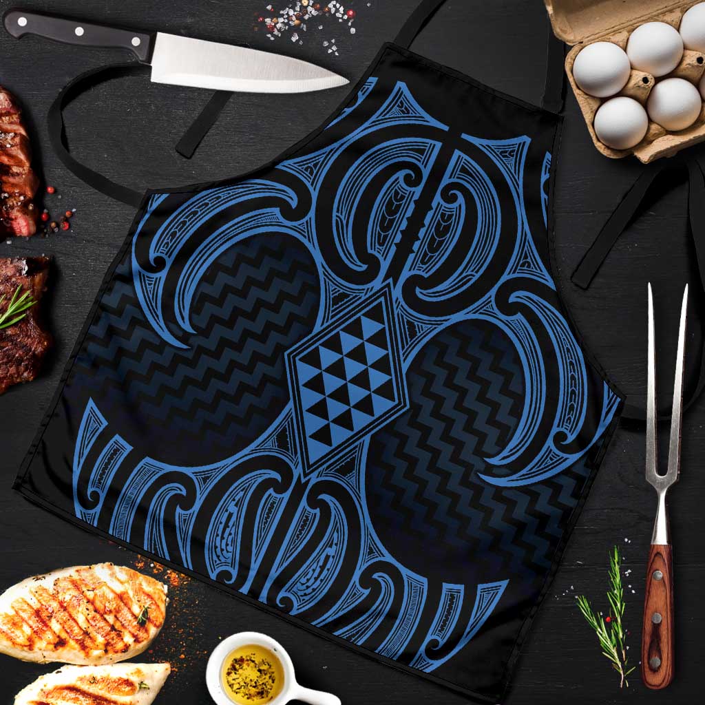 Kikorangi Maori Ta Moko Poutama Art Apron - Polynesian Pride