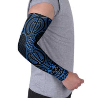 Kikorangi Maori Ta Moko Poutama Art Arm Sleeves - Polynesian Pride
