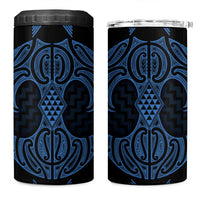 Kikorangi Maori Ta Moko Poutama Art 4 in 1 Can Cooler Tumbler