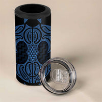 Kikorangi Maori Ta Moko Poutama Art 4 in 1 Can Cooler Tumbler
