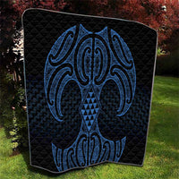 Kikorangi Maori Ta Moko Poutama Art Quilt