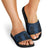 Kikorangi Maori Ta Moko Poutama Art Slide Sandals - Polynesian Pride