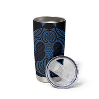 Kikorangi Maori Ta Moko Poutama Art Tumbler Cup