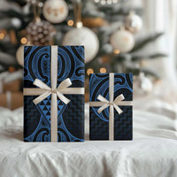Kikorangi Maori Ta Moko Poutama Art Wrapping Paper - Polynesian Pride